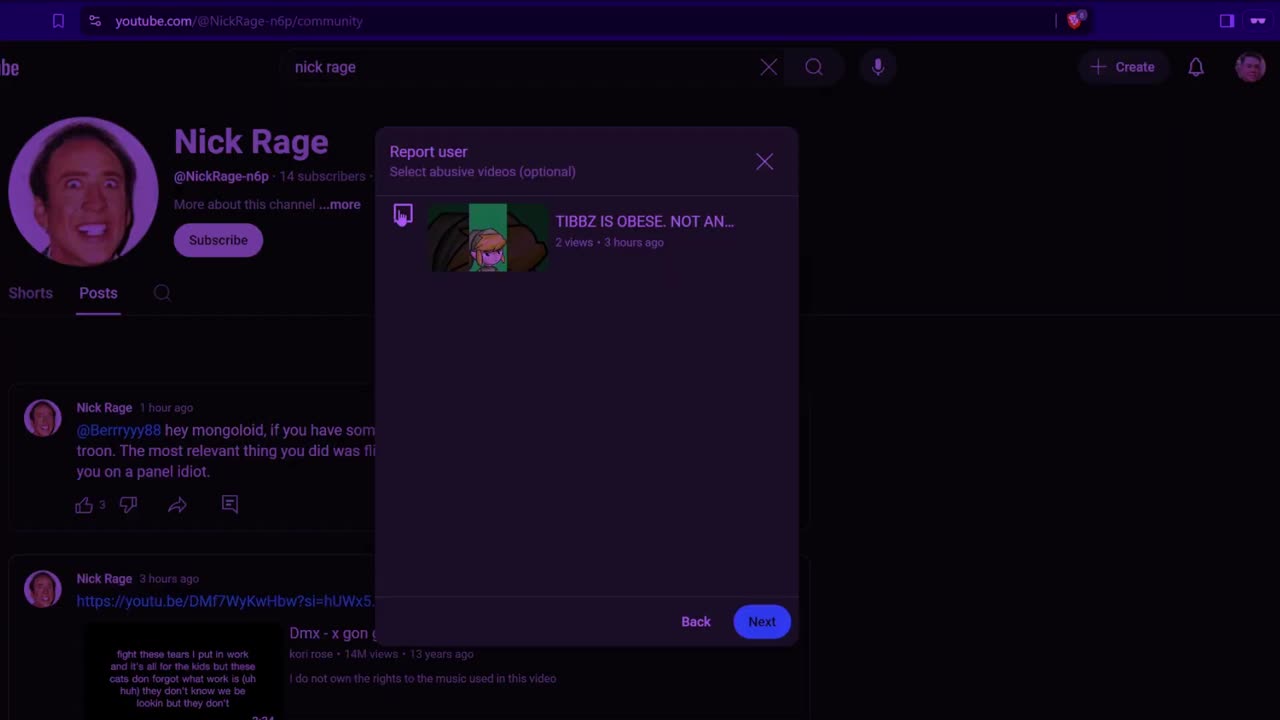 Marx the Noob (Hiding as "Nick Rage" to Avoid Pedo-Related Backlash) ARCHIVED VIDEO