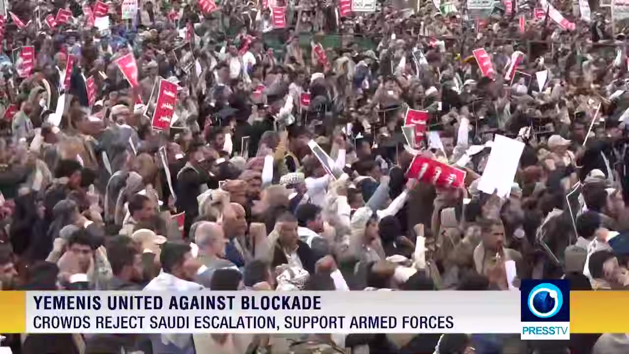 Millions of Yemenis renew mandate to break siege, send warnings to KSA