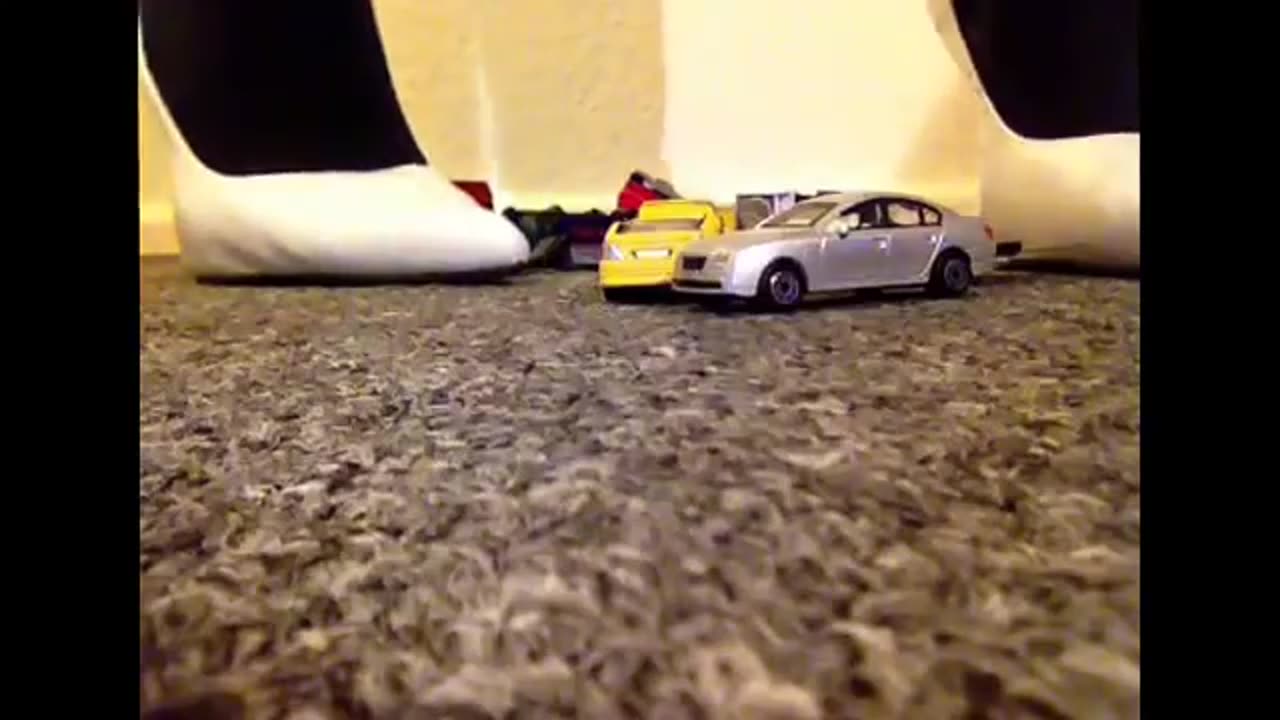 Toys Crushed Under High Heels