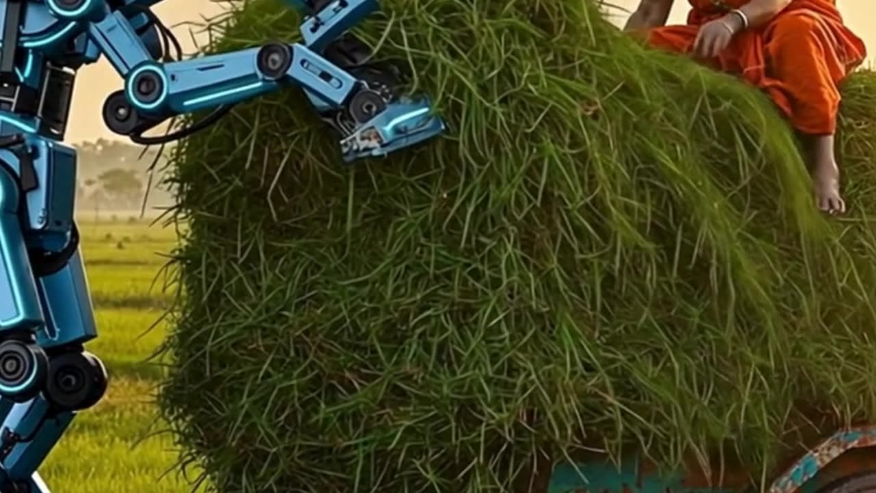 🤖 Robot Mowing the Lawn