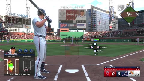 The Show 2024 Late Night AM Shft Sim Game of Upcoming Angels Vs Braves Game