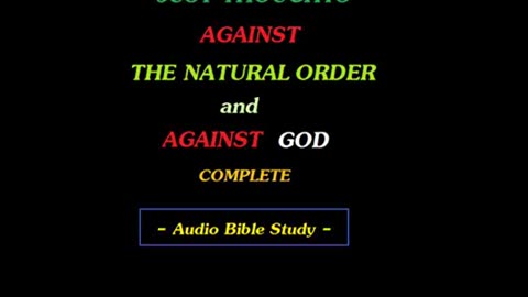 Just Thoughts - Against the Natural order and against God (2011) Retro