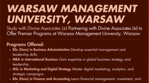 Global Leadership in Business & Finance – Divine Associates Ltd