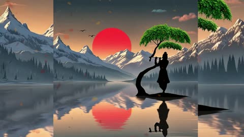 powerful flute krishna | Meditation music relax your soul #krishna #music #meditation