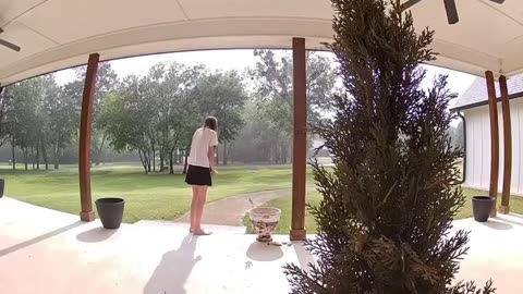 Lightning really CAN strike ahead of a storm!