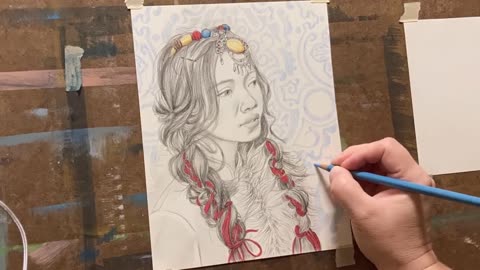 Adding a background to a finished drawing