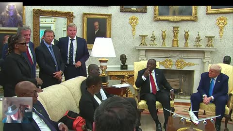 Try again, Trump meets with and plays video for South African president showing genocide claims