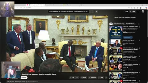 Try again, Trump meets with and plays video for South African president showing genocide claims