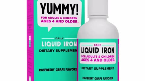 Iron Supplements 16oz Sized Yummy