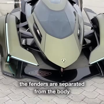 It's the only Lamborghini V12 Vision GT ever made...😱 #lamborghini #supercars #cars