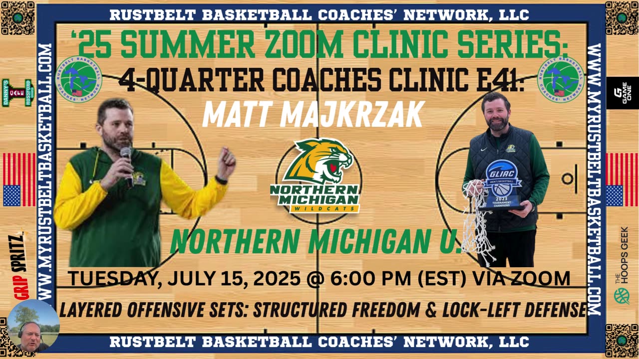 4-QUARTER COACHES’ CLINIC E41: MATT MAJKRZAK, NORTHERN MICHIGAN U.