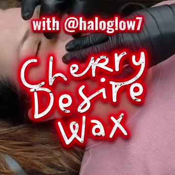 @haloglow7 Upper Lip Waxing Demo Using Cherry Desire from Sexy Smooth Wax | Smooth & Clean Results