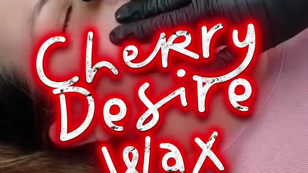 @haloglow7 Upper Lip Waxing Demo Using Cherry Desire from Sexy Smooth Wax | Smooth & Clean Results