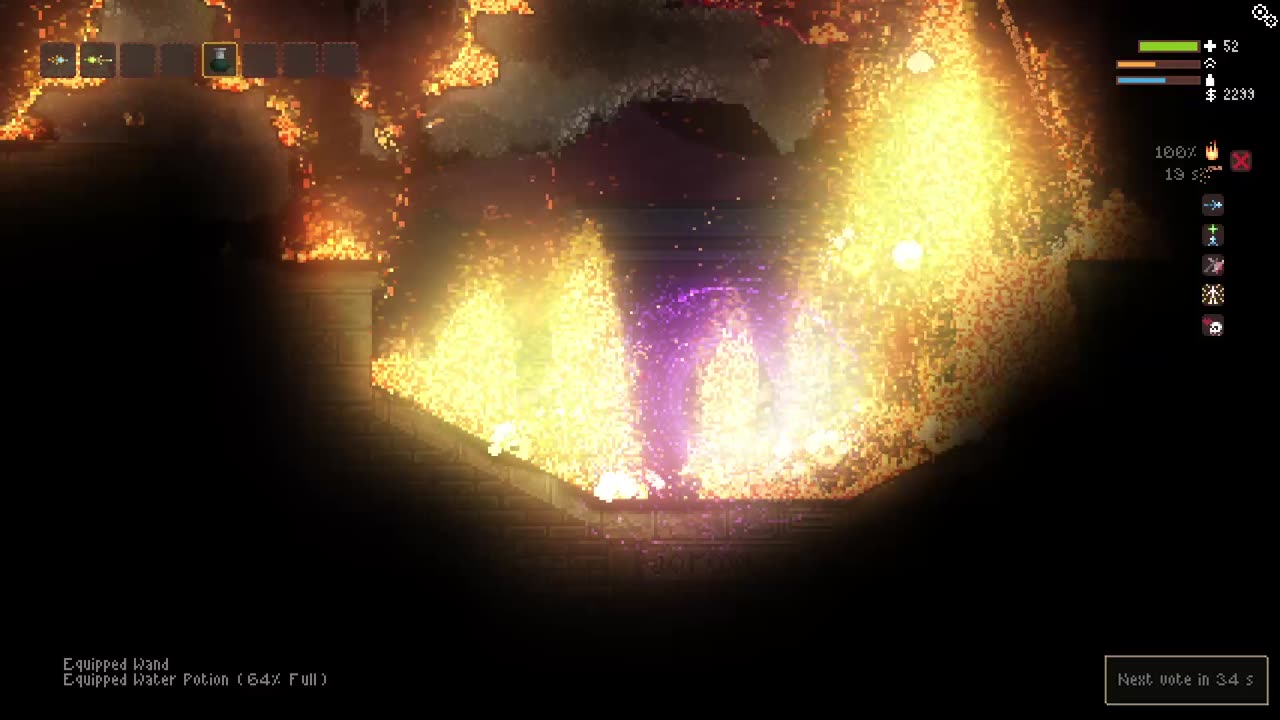 Noita The god wand and plenty of death to go with it