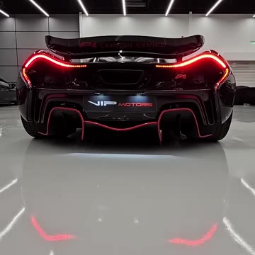 McLaren P1 Startup at VIP MOTORS DUBAI