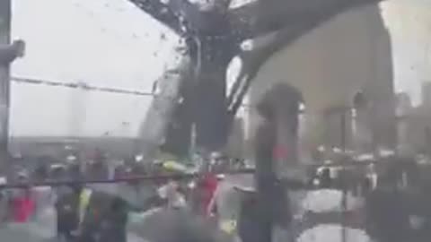 pro-Palestine PROTEST in SYDNEY on the HARBOUR BRIDGE