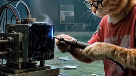 Yellow Cat Becomes Iron Cat 🐱⚡ Cucumber Car vs Pumpkin Car – EPIC REVENGE!