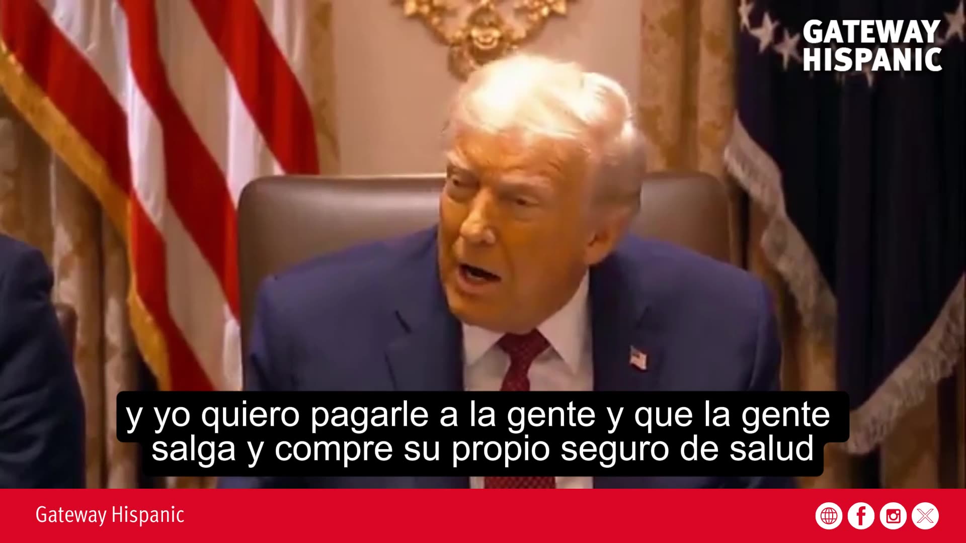 Trump proposes giving citizens the funds currently directed to insurance companies