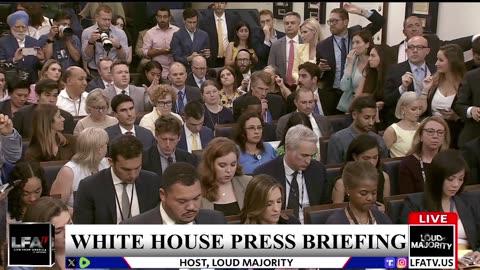 WHITE HOUSE PRESS BRIEFING LIVE - LOUD MAJORITY LIVE