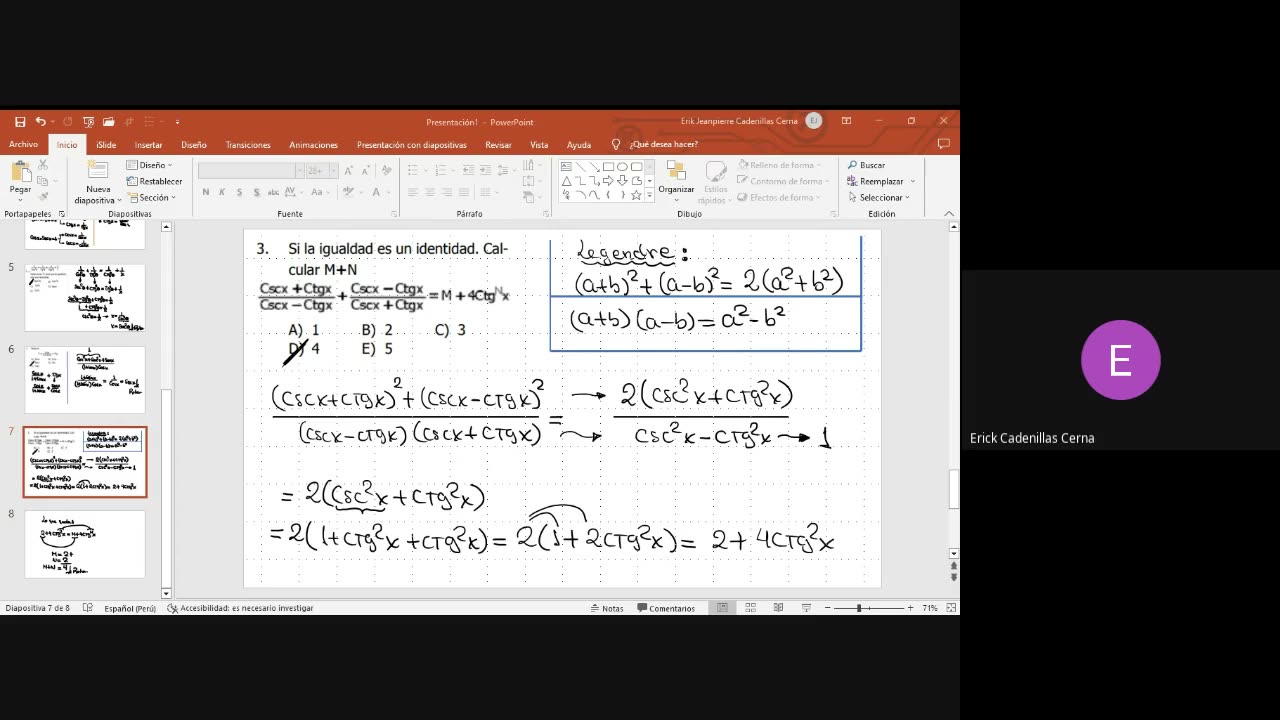PAMER SEMESTRAL 2023 | Nivelación N2 | Trigonometría