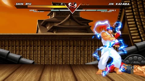 SHIN RYU vs JIN KAZAMA - (Hardest AI)