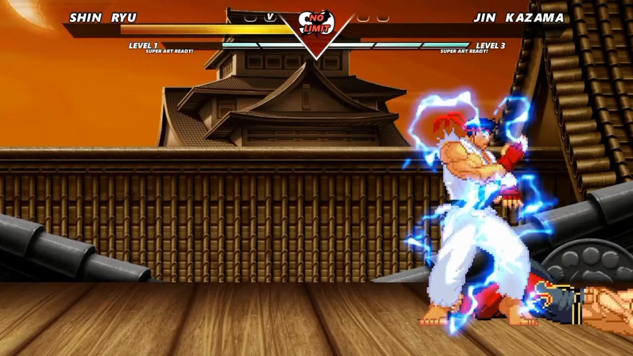 SHIN RYU vs JIN KAZAMA - (Hardest AI)