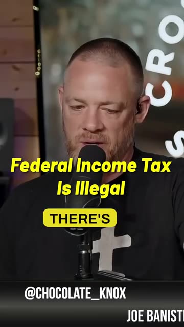 Federal Taxes are Illegal!