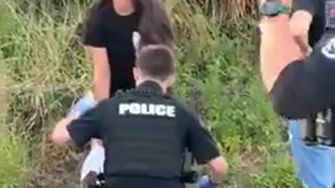 PENSACOLA ordo ab chao ⚠️Dumb ass commie eats bear spray for desecrating charliekirk memorial