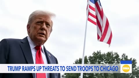 Trump says Were not going to war after threatening to send troops to Chicago