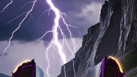 McLaren 765LT Ripped Apart by Lightning – Insane 8K Storm Scene! #crushing #car #crushvelocity