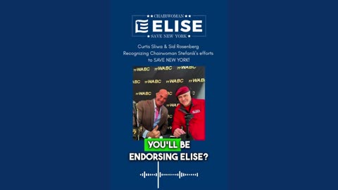 Curtis Sliwa & Sid Rosenberg on 77 WABC Recognizing Elise's Efforts to SAVE NEW YORK!