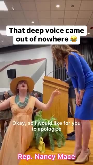 Nancy Mace Doesn’t Back Down to Offended Tranny