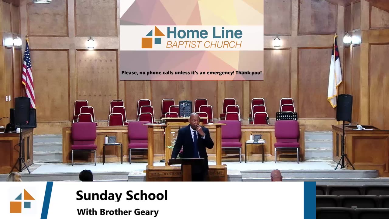 Brother Geary // Continue Serving The LORD // Sunday School