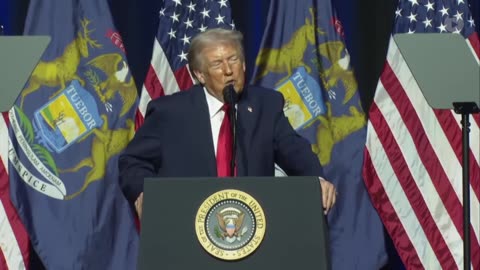 NOW - Trump: "Foreign nations, foreign migrants, criminal fraudsters, ... they're gonna be in jail."