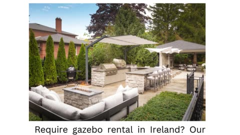 Gazebo hire in Ireland