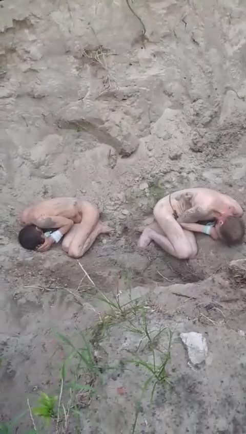 Russians Dealing with Pair of Deserters