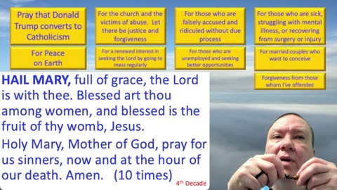 Mary's Daily Live Holy Rosary Prayer at 8:00 p.m. EDT 05/14/2025