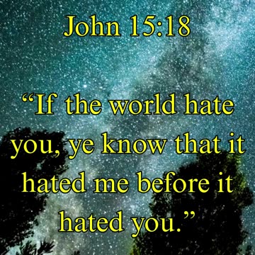 John 15:18