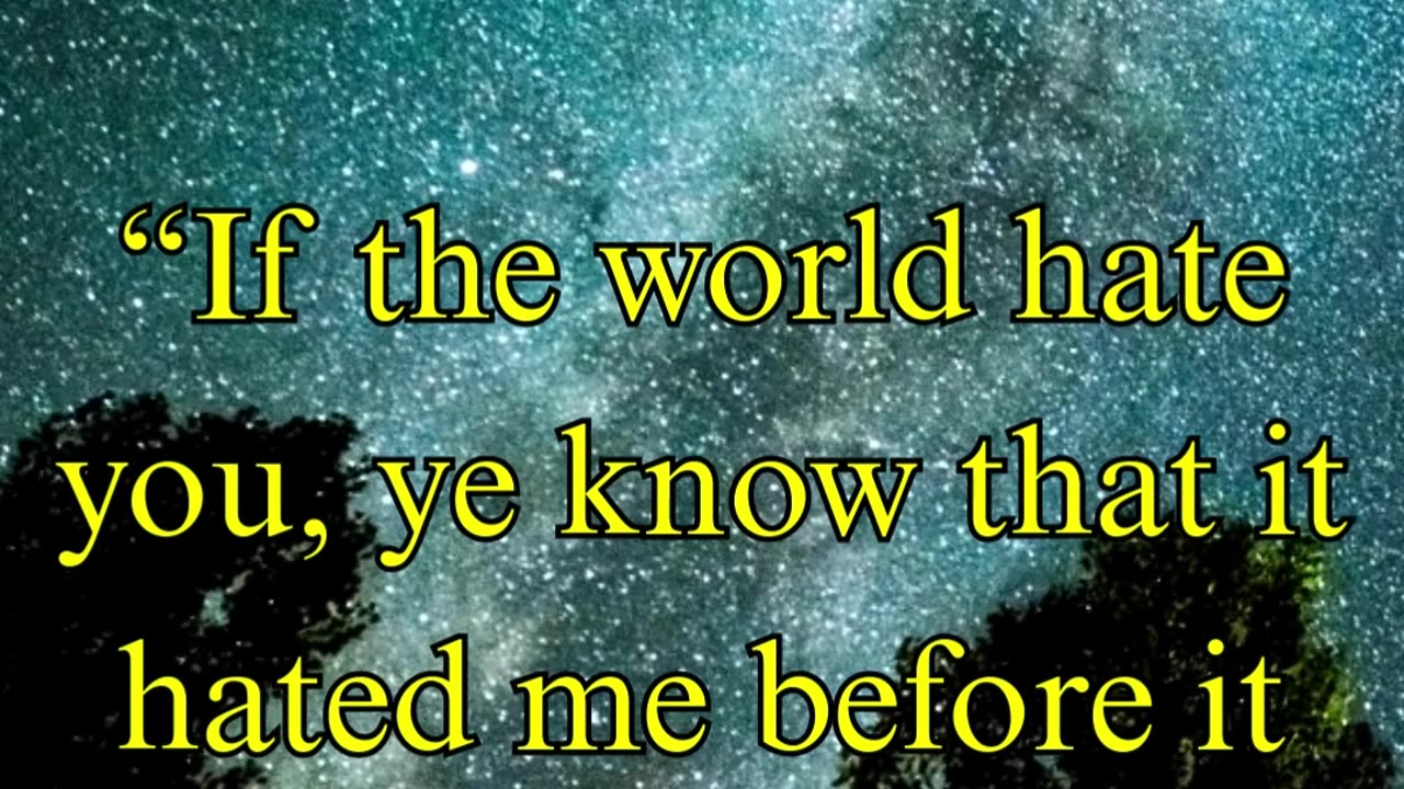 John 15:18