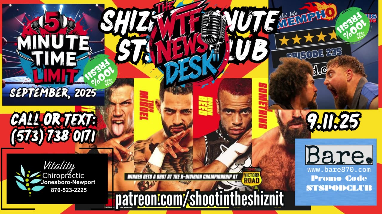 SHIZNIT MINUTE 9.11.25-BT talks TNA IMPACT!!!!
