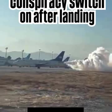 Pilot leaves conspiracy switch on aiter landing