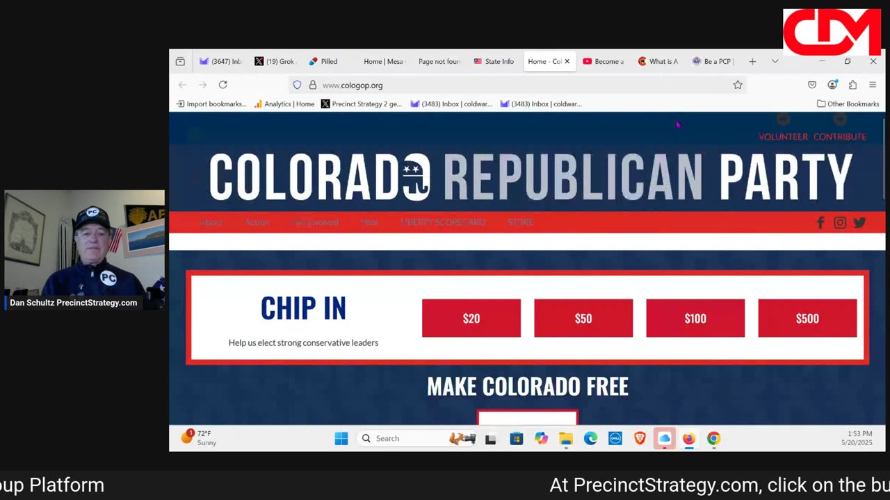 Precinct Strategy Organize to secede? Dan Schultz May 20 2025