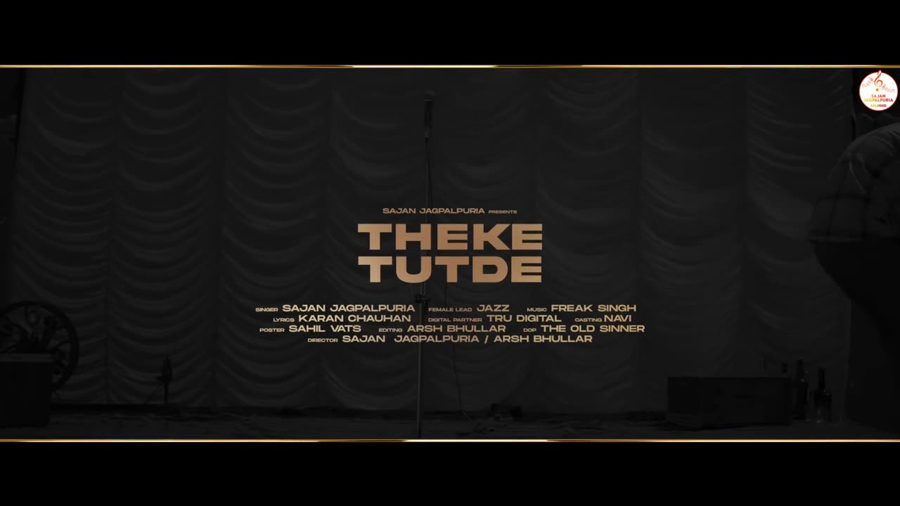 Theke Tutde (Official Video) Sajan Jagpalpuria | New Punjabi Latest Song 2025 | New Song