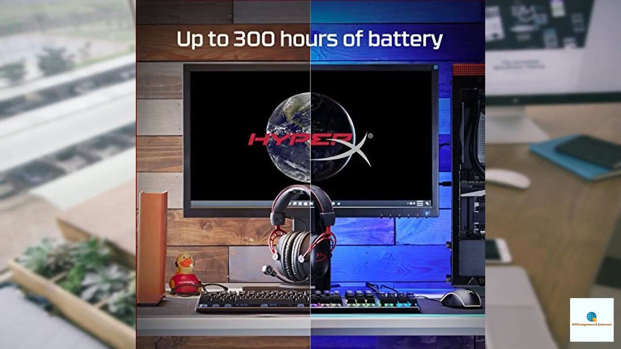 HyperX Cloud Alpha Wireless - Gaming Headset for PC, 300-hour battery life, DTS Headphone: