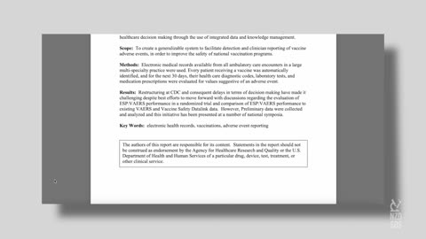 New Zealand and VAERS data