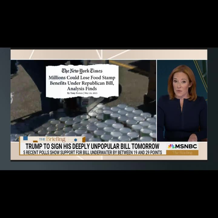 Psaki Says Trump’s BBB Cuts 17M From Coverage—But It’s An Inflated Projection Due To Expiring Obamacare