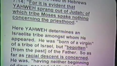 James Wickstrom - The word is NOT jewish