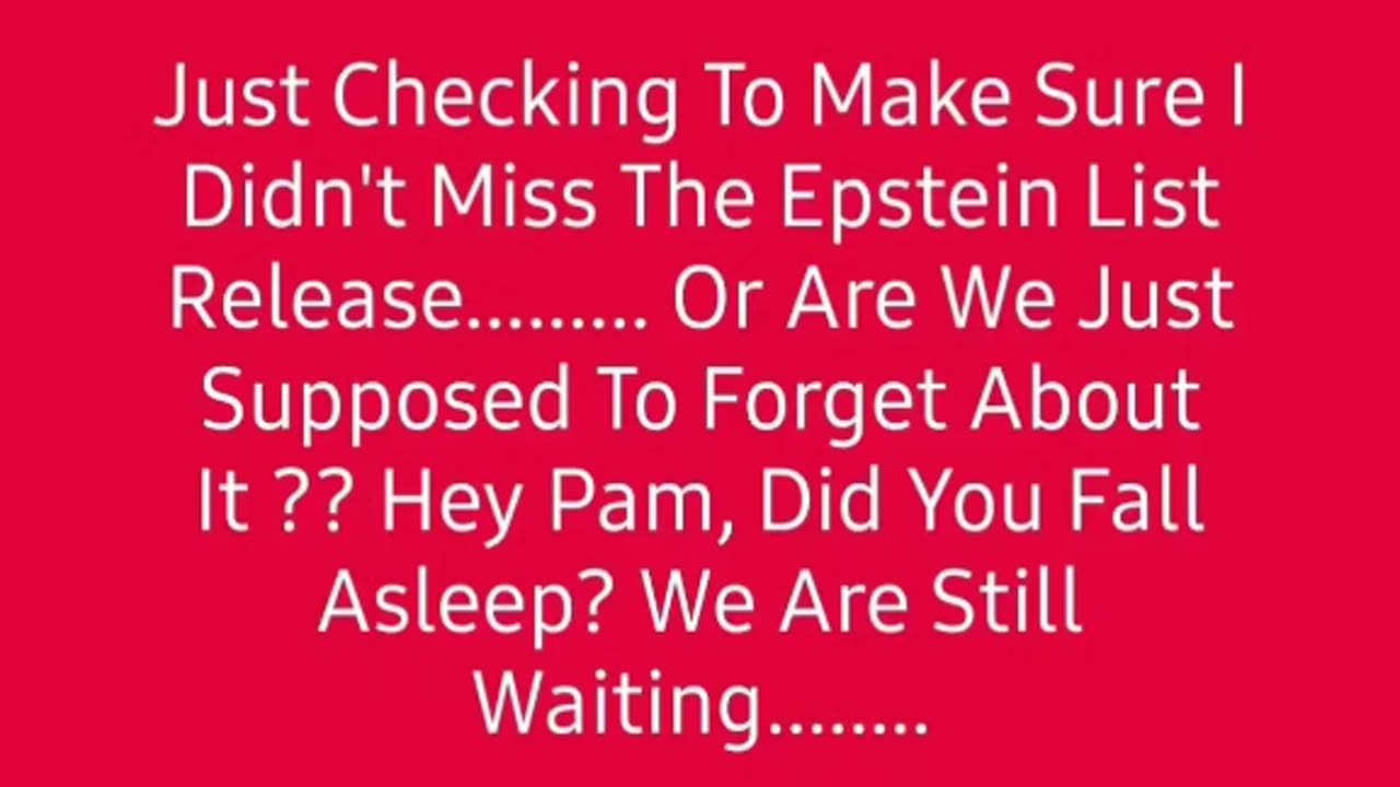 Epstein List