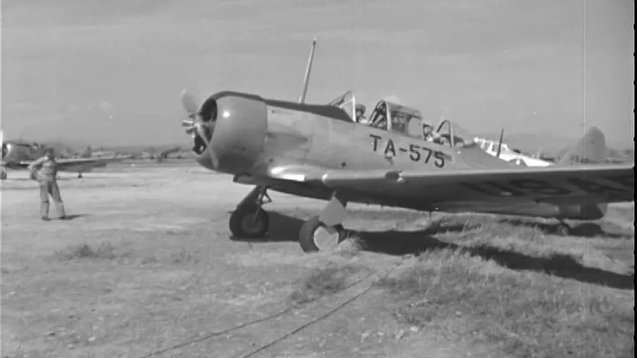 FIGHTER CONTROL AND... - FIGHTER CONTROL AND T-6 (MOSQUITO SPOTTER PLANES) TAEGU, KOR - 111-adc-8182