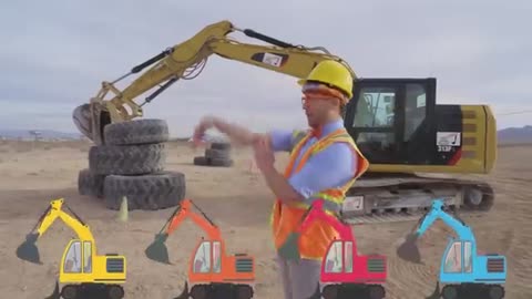 Incredible: I'm an Excavator! | Brand New BLIPPI Excavator Song | Fun Educationa